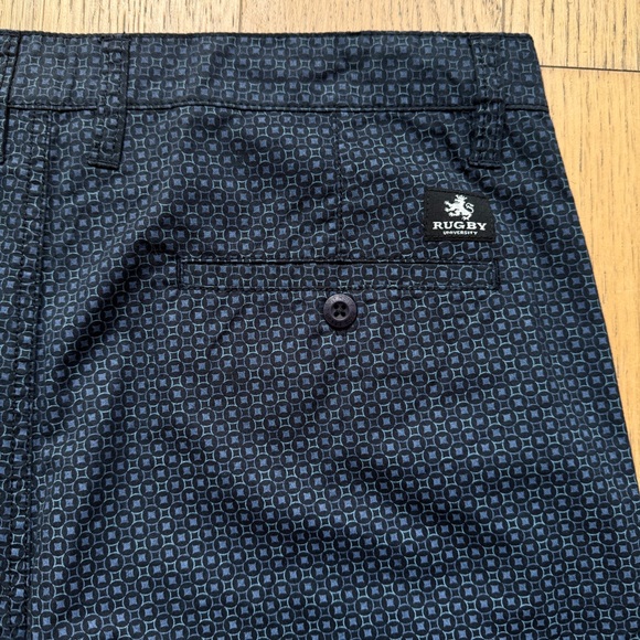 Men’s Navy Printed Stretch Twill Short NWOT Size 34 - Picture 5 of 5